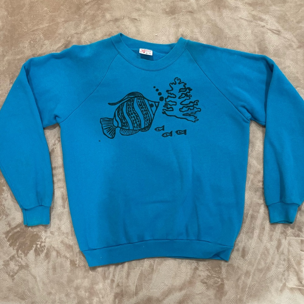 Vintage Fish Sweater